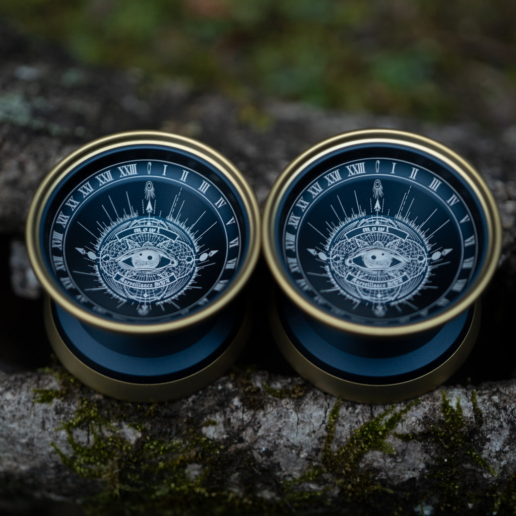 サーベイランスHPF 両目 2個セット Surveillance HPF /Both Eye Set / Navy Matt Gold Rim | mowl