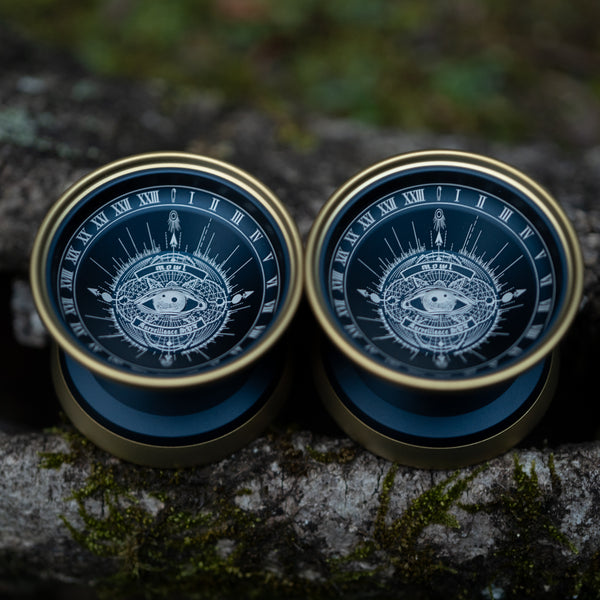 Surveillance HPF /Both Eye Set / Navy Matt Gold Rim