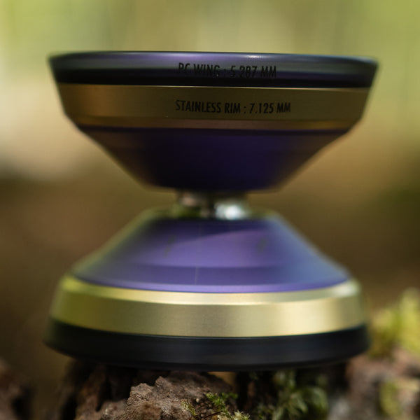 Triarch: Blasted Purple / Gold Rim / Black Wing