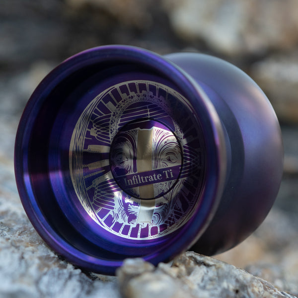 Infiltrate Ti: Purple / Gold & Silver Engrave