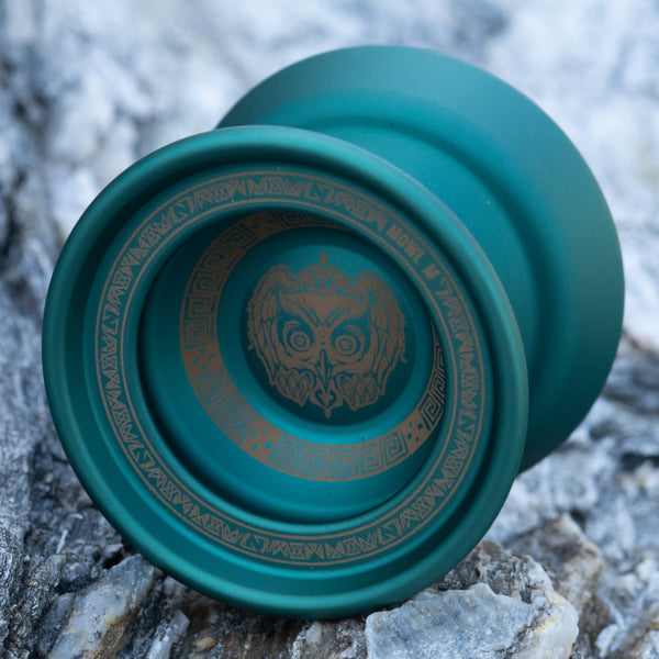M Owl Logo / Green (Gold Logo)