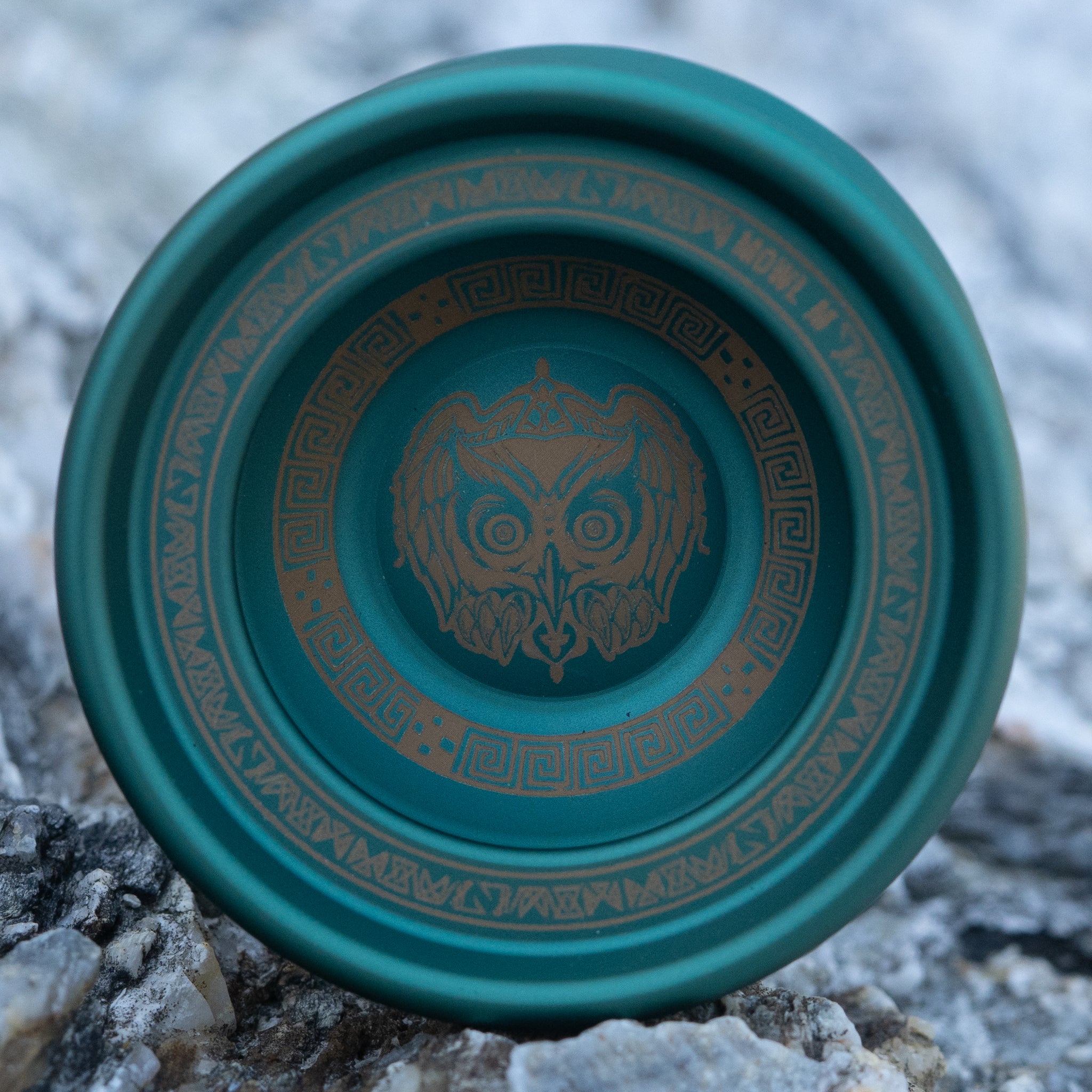 M Owl Logo / Green (Gold Logo)
