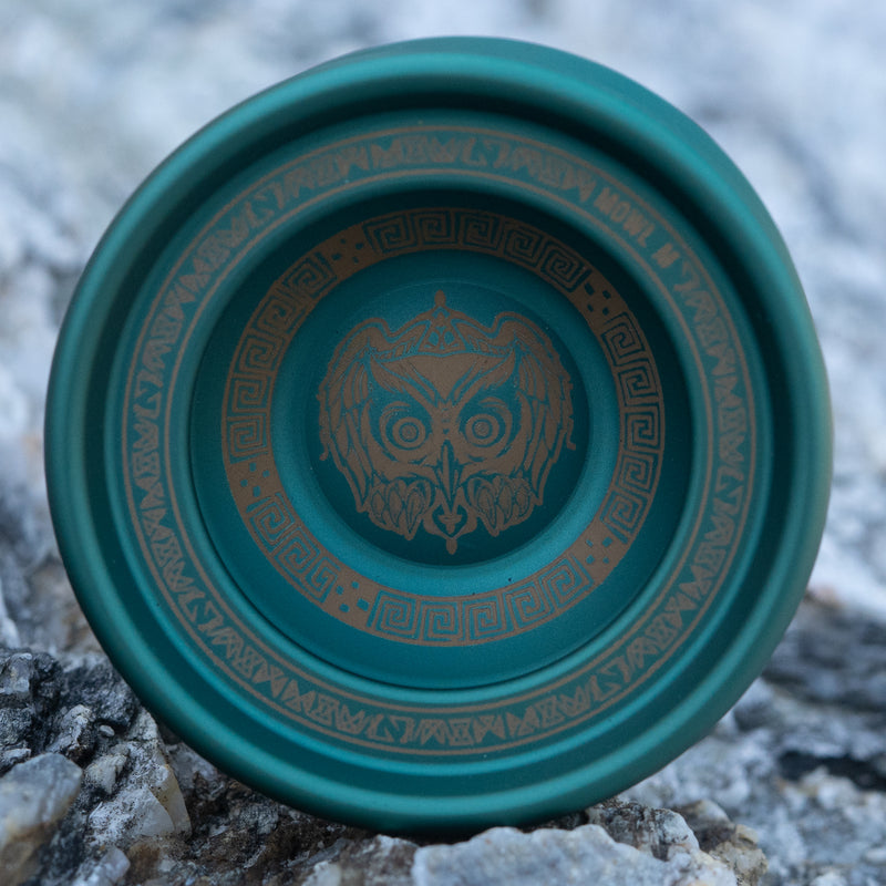M Owl Logo / Green (Gold Logo)