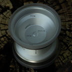 Triarch: Blasted Silver / Silver Rim / Clear Wing