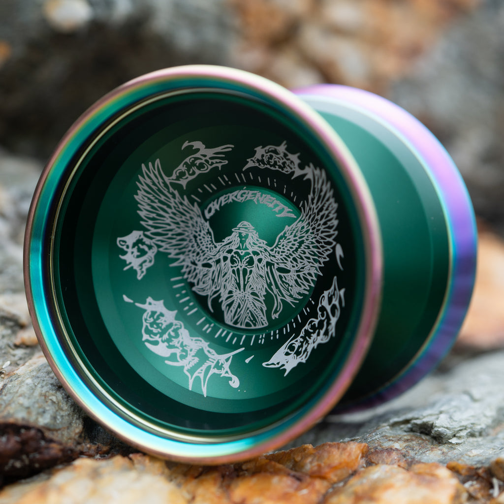 Overgeneity | Dark Green / Rainbow Rim