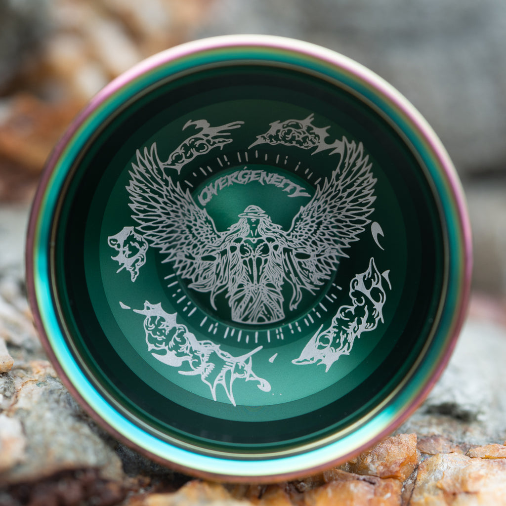 Overgeneity | Dark Green / Rainbow Rim
