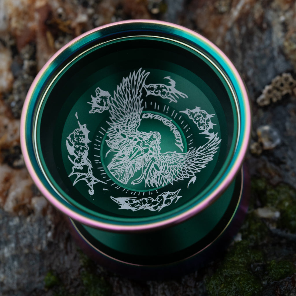 Overgeneity | Dark Green / Rainbow Rim