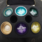 Leather Yo-Yo Bag / Dark Green / M size
