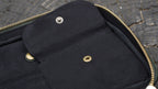 Leather Yo-Yo Bag / Dark Green / M size