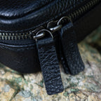 Leather Yo-Yo Bag / Black / S size