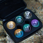 Leather Yo-Yo Bag / Black / M size