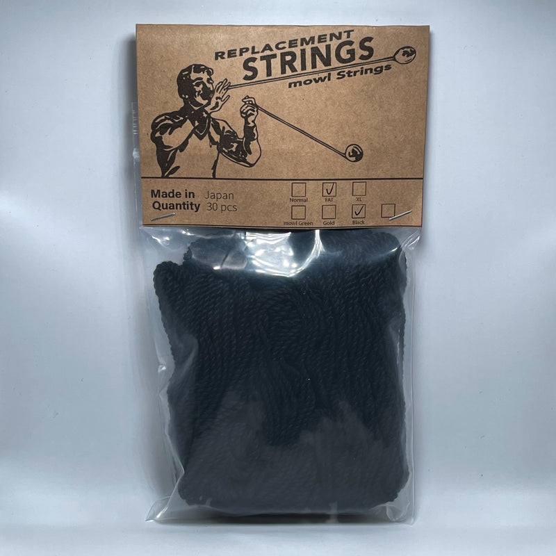mowl String / Black / 30pcs