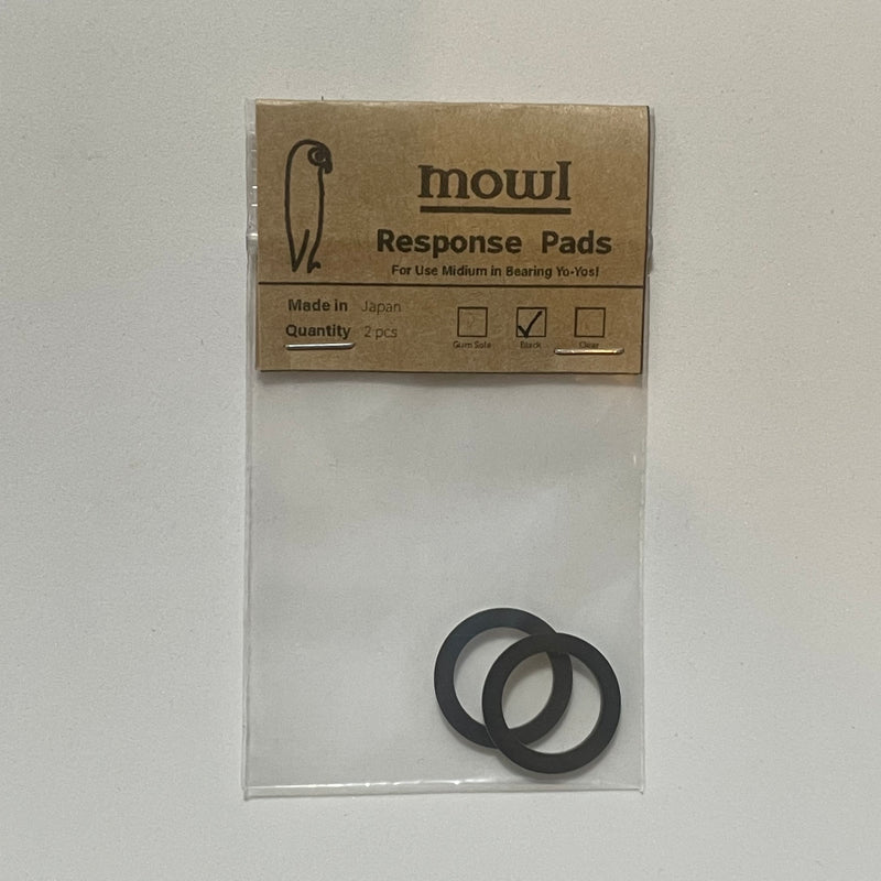 mowl Response Pad D-Size / Black / 2 pcs